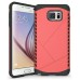 Samsung Galaxy Note 5 - Heavy Duty Hybrid TPU PC Protective Phone Cover Case - Red